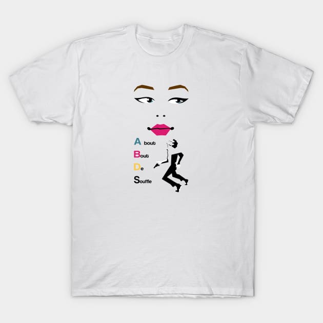 Breathless Movie Fan Art Godard Jean Seberg Belmondo T-Shirt by Rozbud